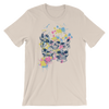 Lots of Skulls and Patches of Paint All Over The Place - Best Cool Men Tshirt - TEE PERIOD