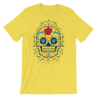 Colorful Sugar Skull - Best Funny Men Tshirt - TEE PERIOD