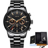 Relojes Hombre 2018 New LIGE Mens Watches Top Brand Luxury Fashion Business Quartz Watch Men Military Sport Waterproof Clock+Box - TEE PERIOD